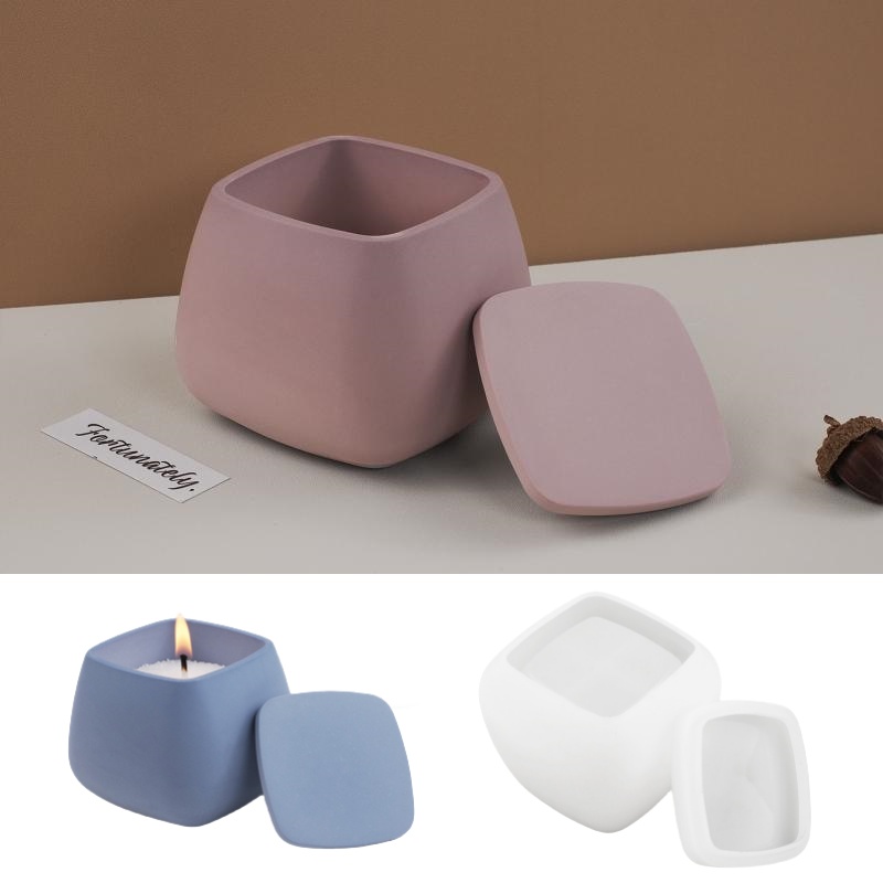 Craft Embellishment Storage - 1 takım Kare saklama kutusu UV