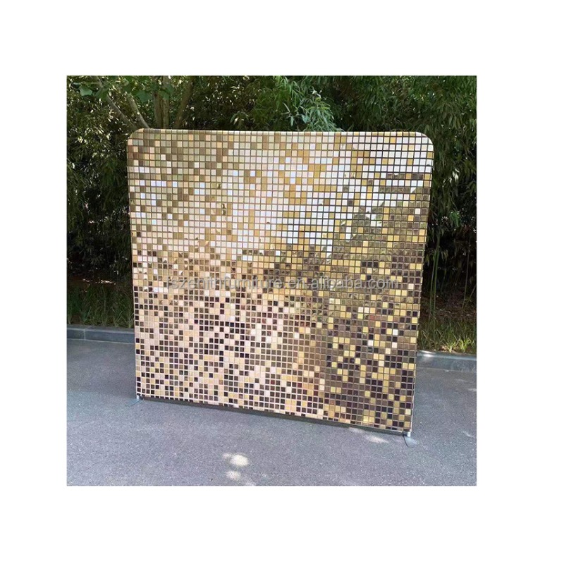 Sequin Fabric Panel - Düğün ziyafeti özel pullu kumaş kemer