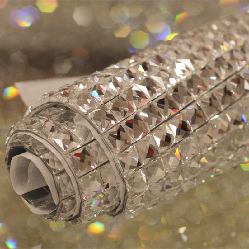 Hotfix Rhinestone Sheet - Yapay elmas ağ yapışkan Motif 24*40cm