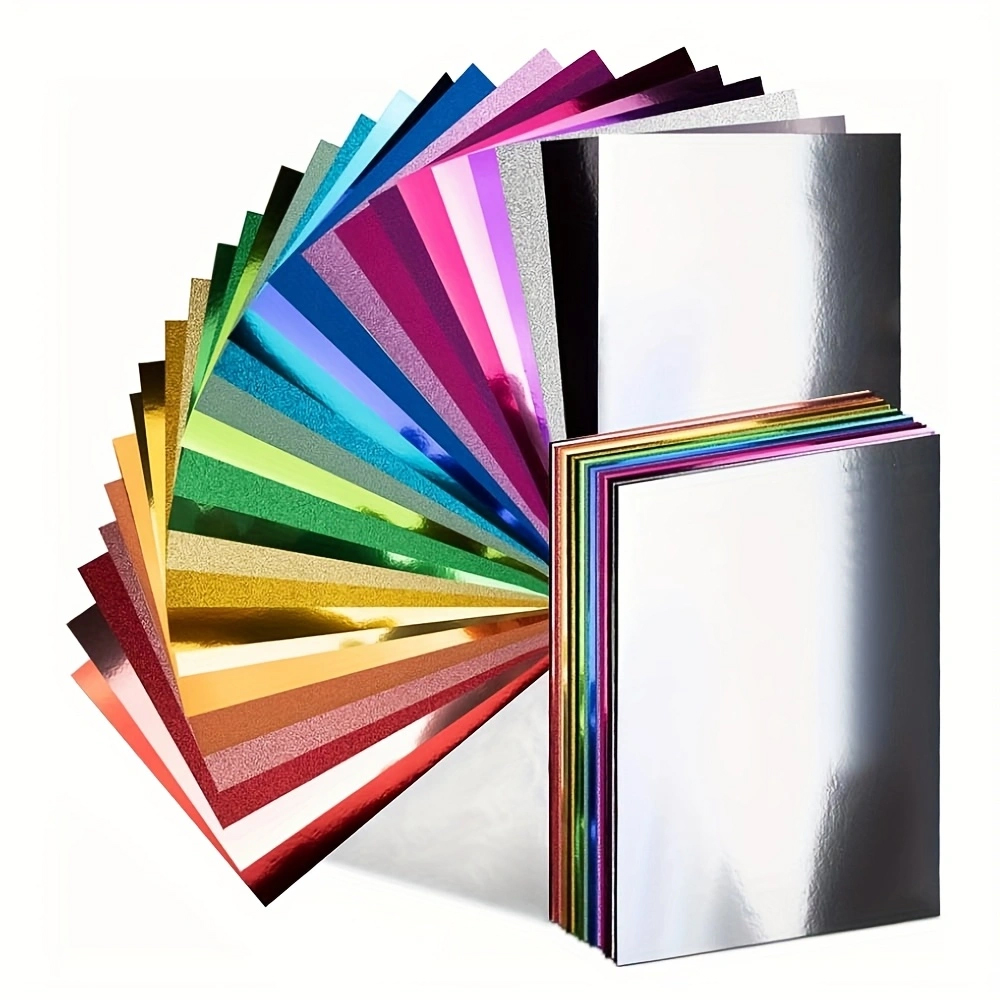 Glitter Vinyl Roll - Ayna Holografik Renkli Glitter Metalik Folyo