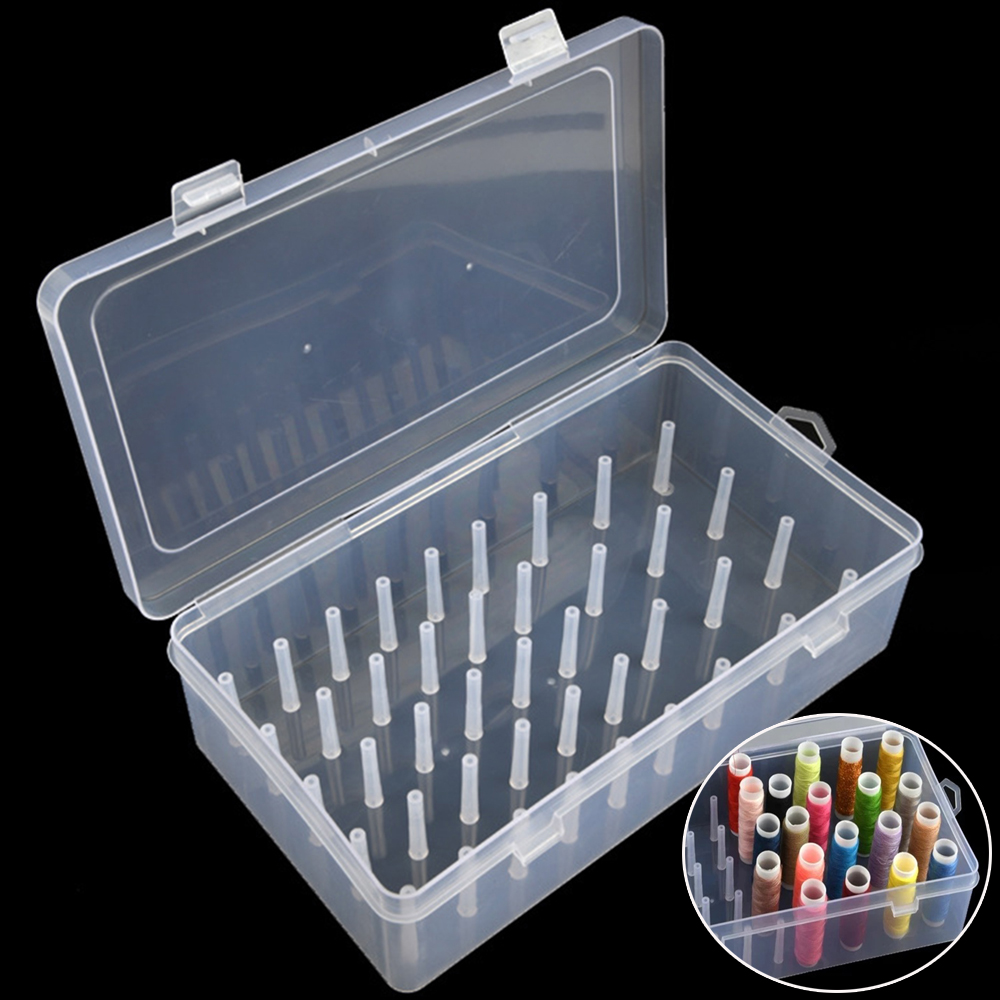 Craft Embellishment Storage - Yeni Dikiş Ipliği Kutusu 42 Parça