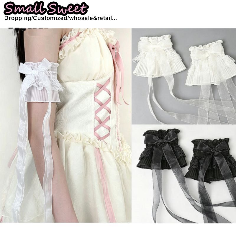 Lace Ribbon Trim - Kadınlar Y2K Yami Kawaii Kız Dantel