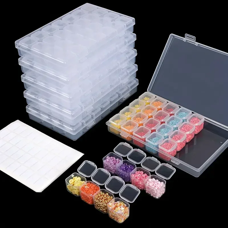 Craft Embellishment Storage - 28 bölmeli elmas boyama alet saklama