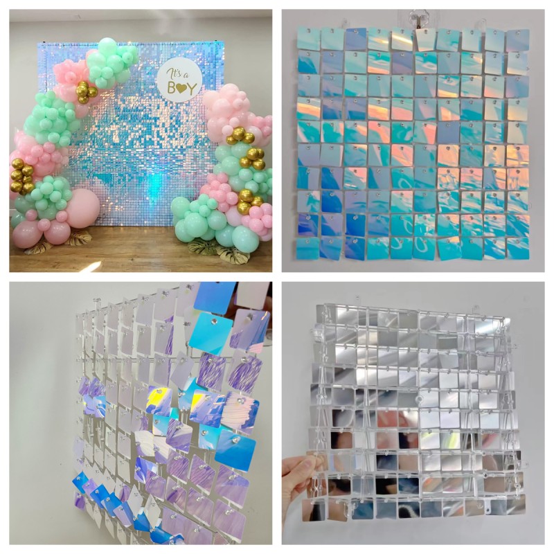 18 Adet Payet Panel Arka Plan  - Sequin Fabric Panel incelemesi ve fiyatı