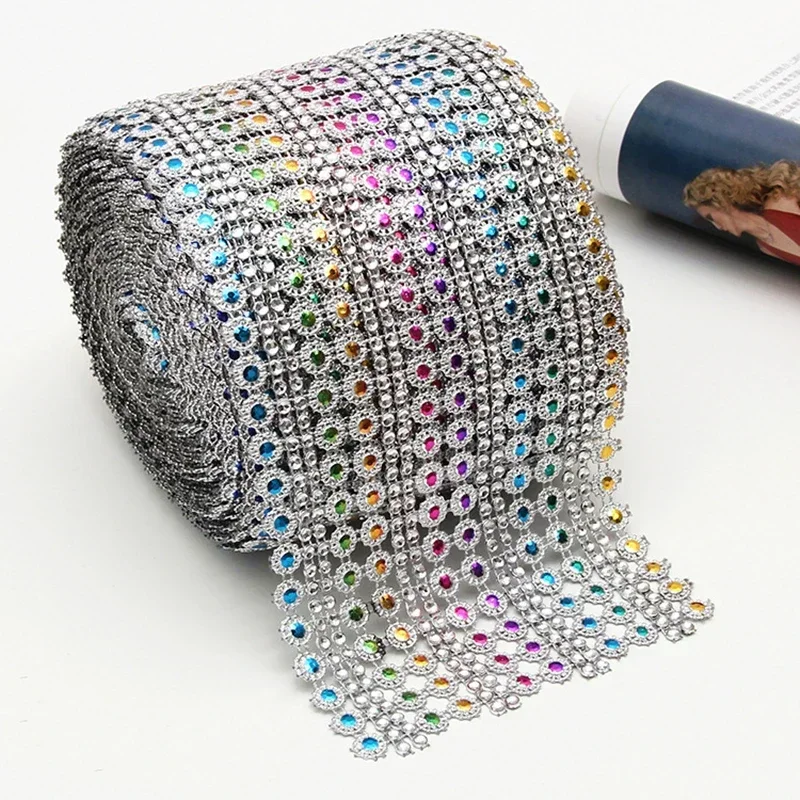 1 Yard 16row kristal elmas örg - Hotfix Rhinestone Sheet incelemesi ve fiyatı
