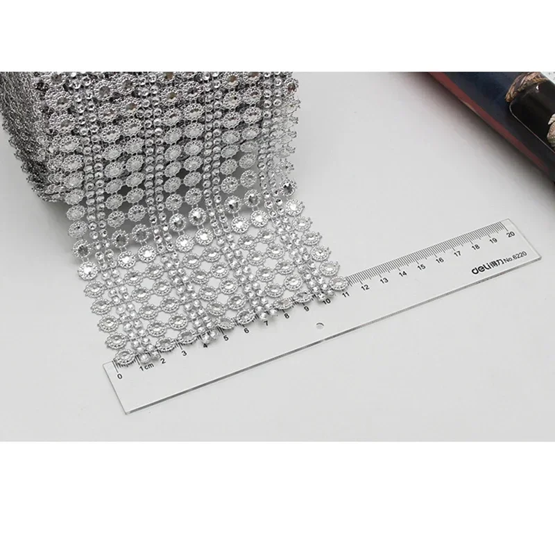 1 Yard 16row kristal elmas örg - Hotfix Rhinestone Sheet incelemesi ve fiyatı