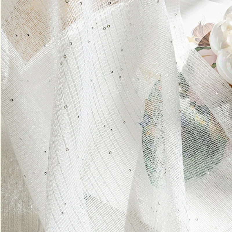 Fransız Sırf Perdeleri Oturma  - Sequin Fabric Panel incelemesi ve fiyatı