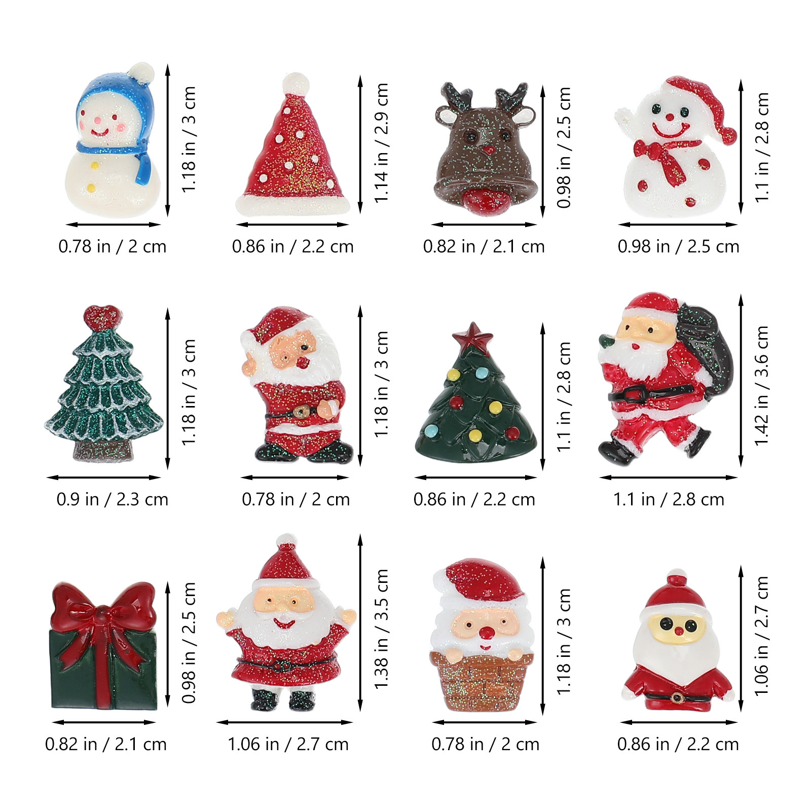 50 PCS Süsleme Noel Süsleri Ka - Craft Embellishments incelemesi ve fiyatı
