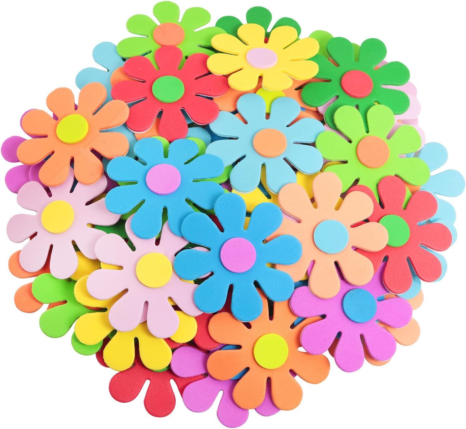 3D çiçek köpük çıkartmaları Ba - Craft Embellishments incelemesi ve fiyatı
