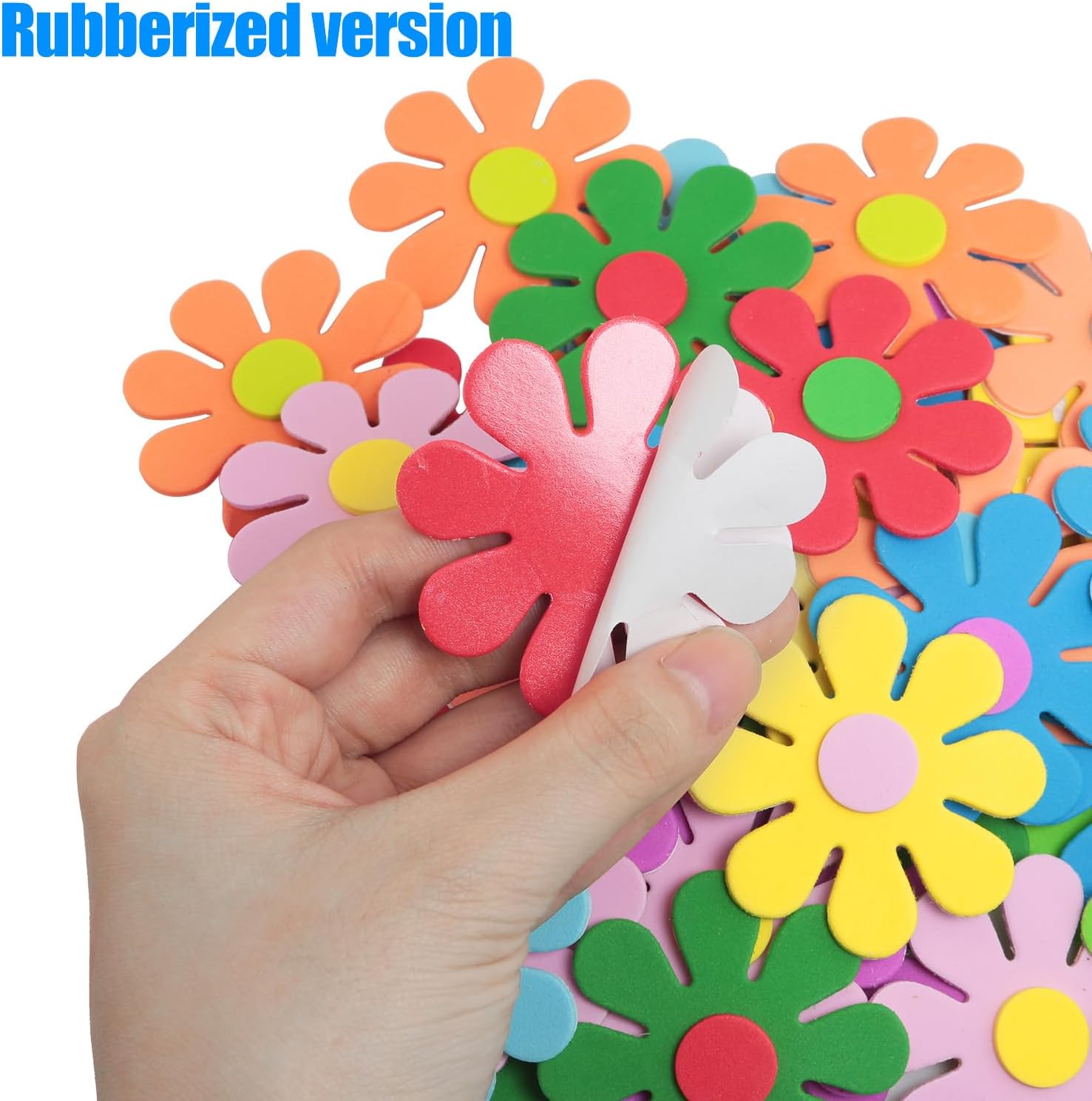3D çiçek köpük çıkartmaları Ba - Craft Embellishments incelemesi ve fiyatı