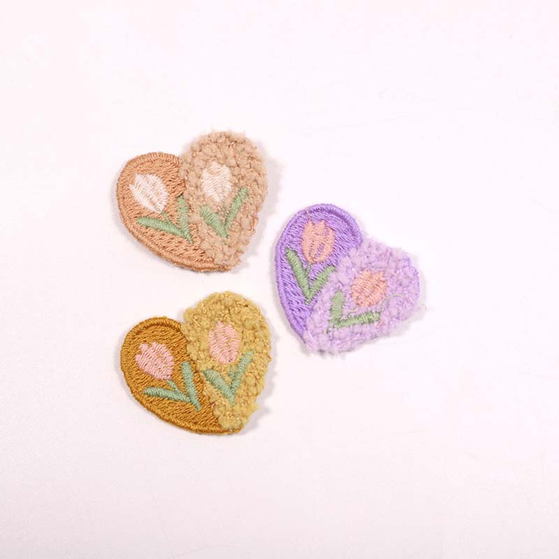 10 adet yün peluş aşk çiçek ap - Applique Patch Flower incelemesi ve fiyatı