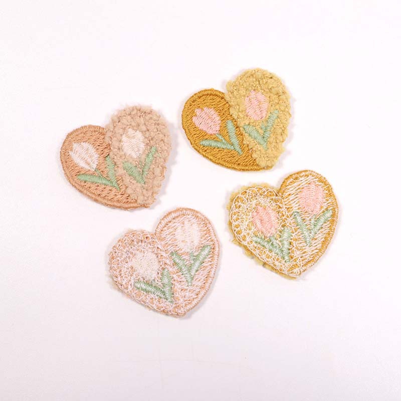 10 adet yün peluş aşk çiçek ap - Applique Patch Flower incelemesi ve fiyatı