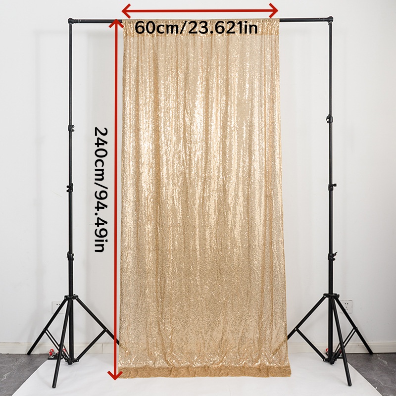 1 adet 60x240 cm Altın Payet f - Sequin Fabric Panel incelemesi ve fiyatı