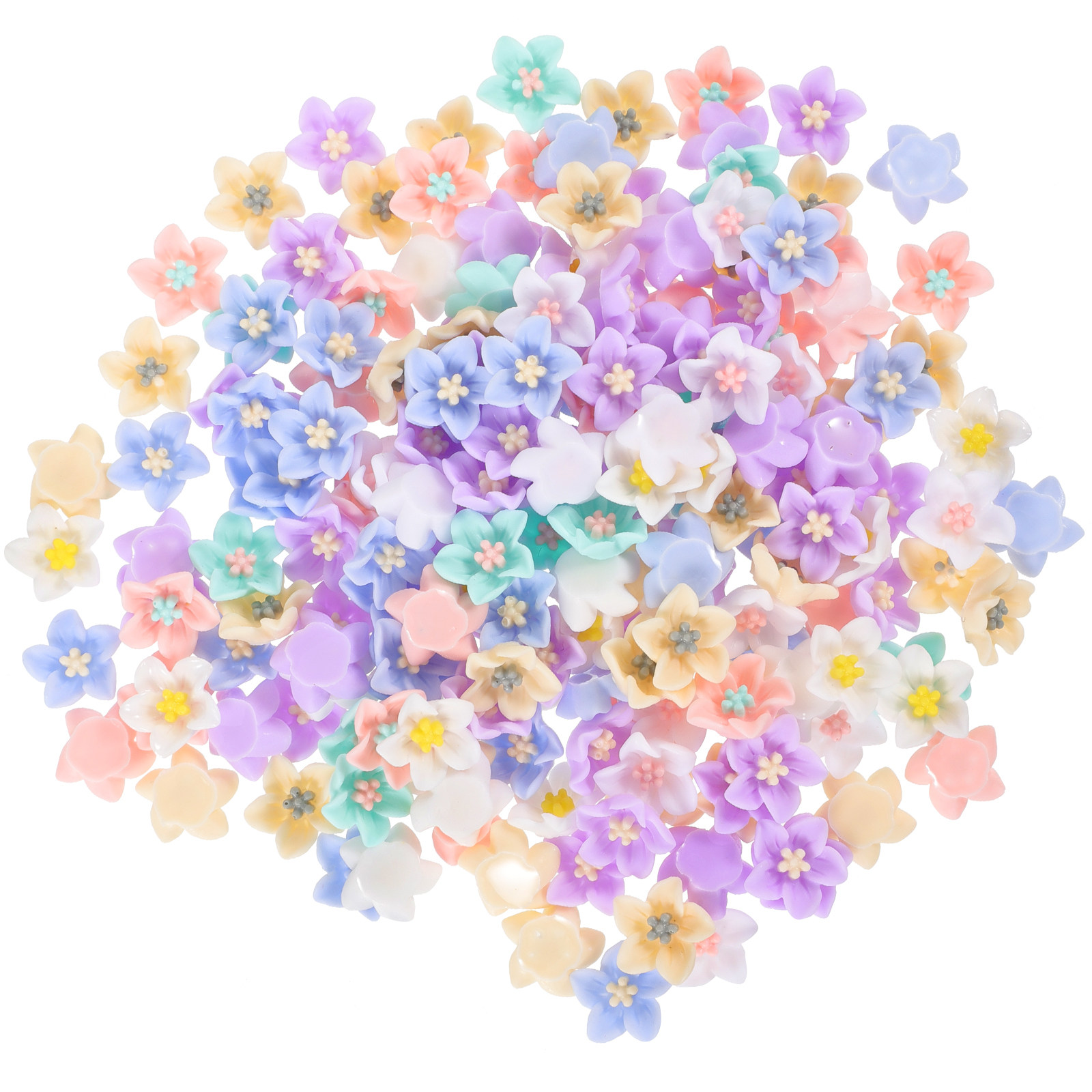 200 Adet Benzersiz Reçine Çiçe - Craft Embellishments incelemesi ve fiyatı