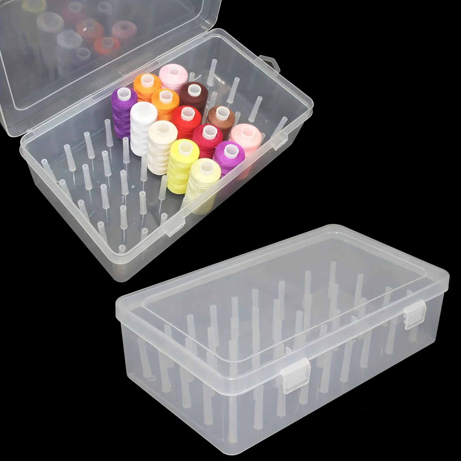 42 Bölmeli Şeffaf Plastik Diki - Craft Embellishment Storage incelemesi ve fiyatı