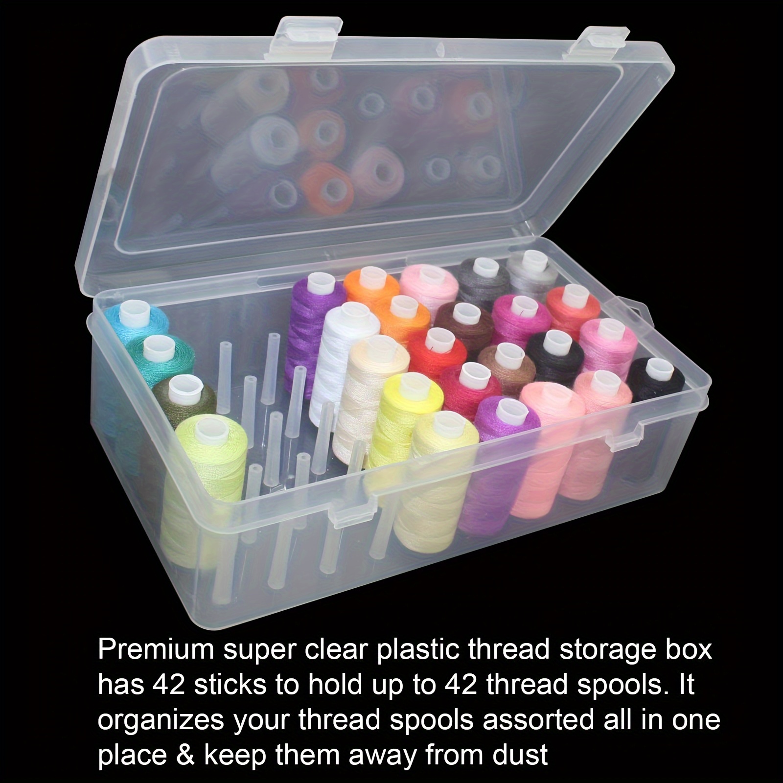 42 Bölmeli Şeffaf Plastik Diki - Craft Embellishment Storage incelemesi ve fiyatı