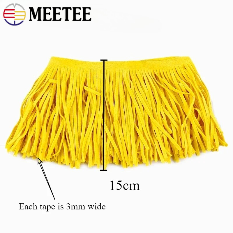 1-5 M 15 cm Süet Püskül Saçakl - Fringe Ribbon Sewing incelemesi ve fiyatı