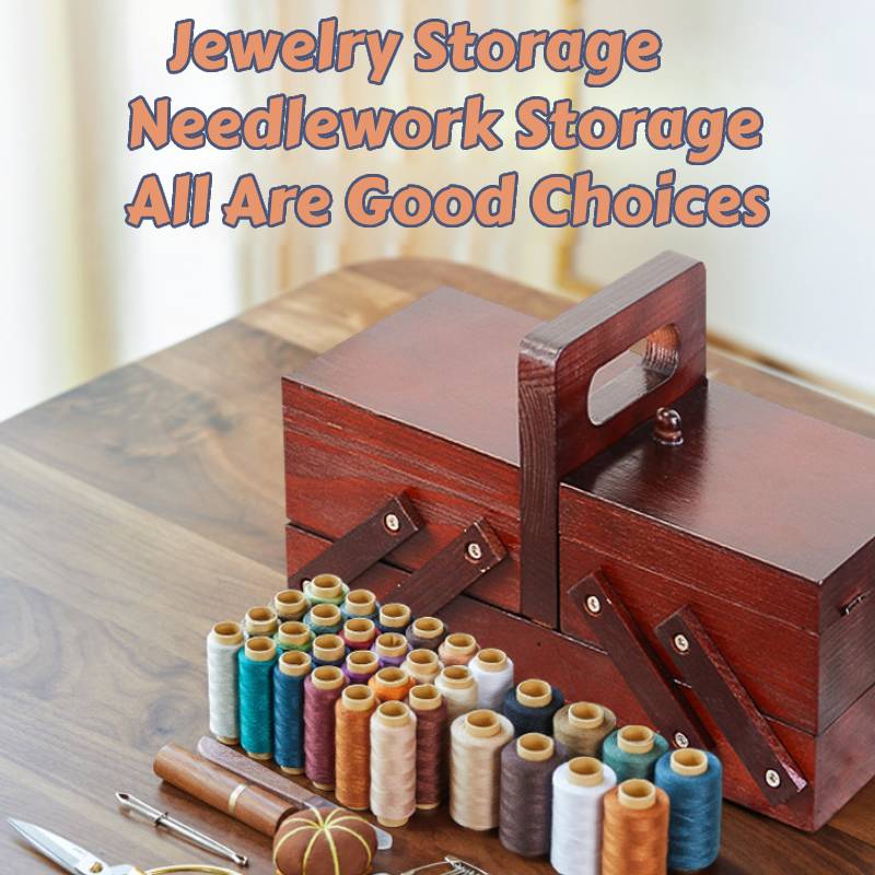 Taşınabilir Katlanabilir Ahşap - Craft Embellishment Storage incelemesi ve fiyatı