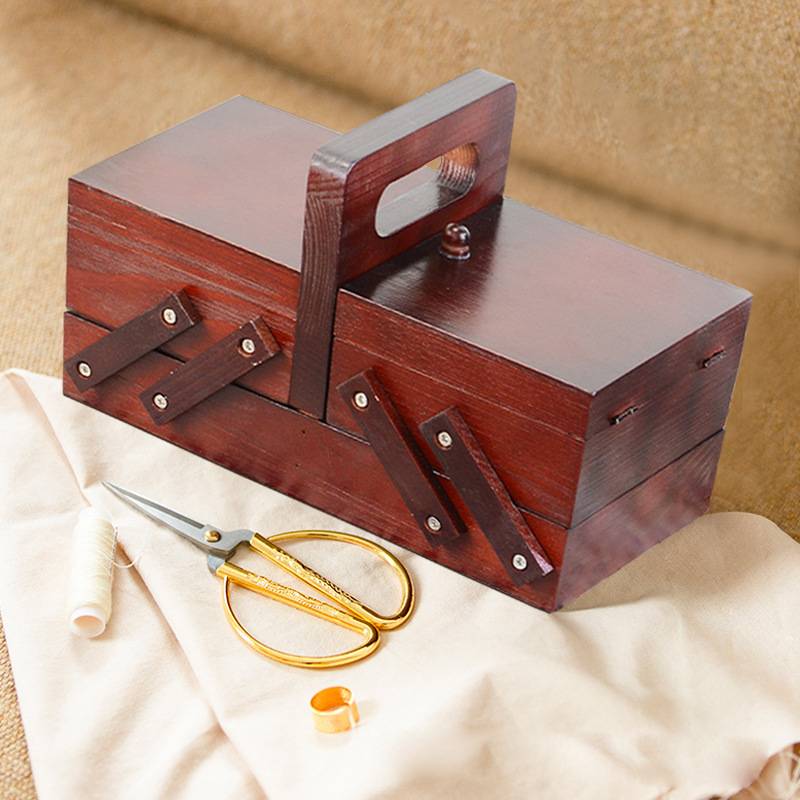Taşınabilir Katlanabilir Ahşap - Craft Embellishment Storage incelemesi ve fiyatı