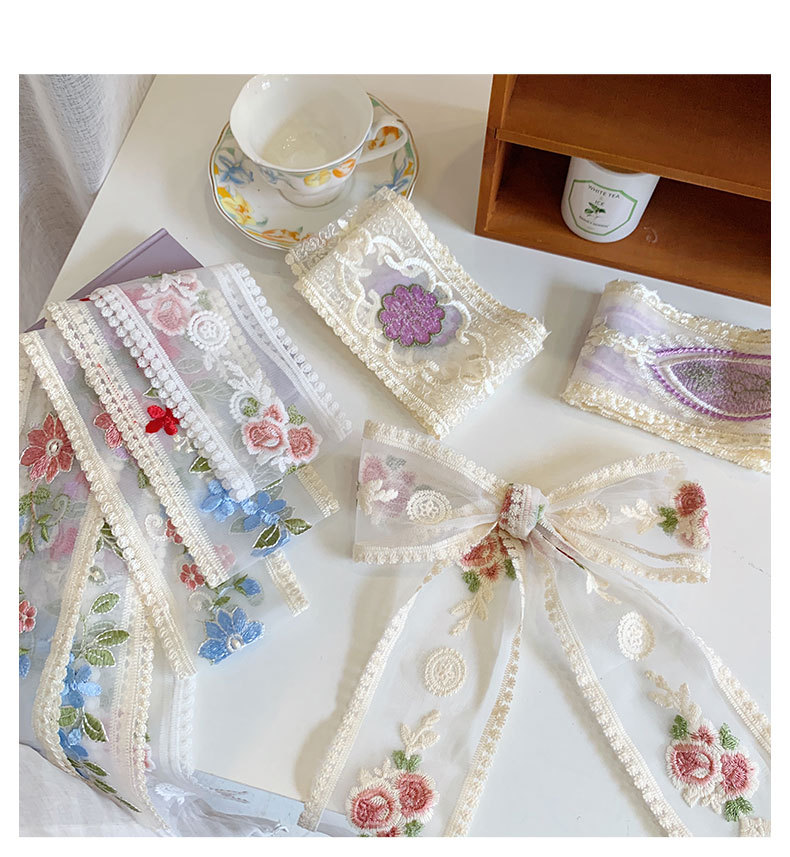 1 Yard dantel nakış çiçek şeri - Lace Ribbon Trim incelemesi ve fiyatı