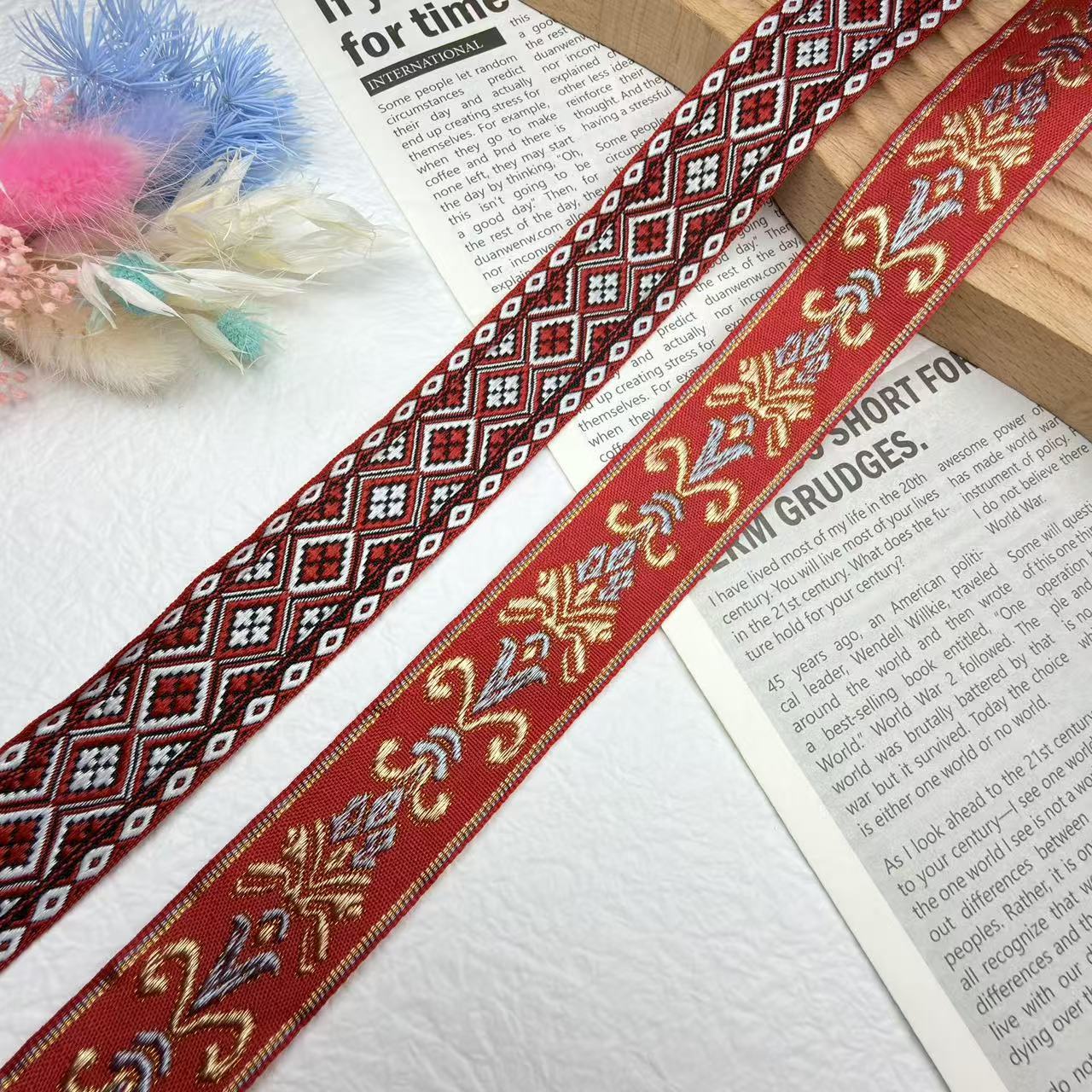 1 yard Elmas Jakarlı Dantel Sü - Lace Ribbon Trim incelemesi ve fiyatı