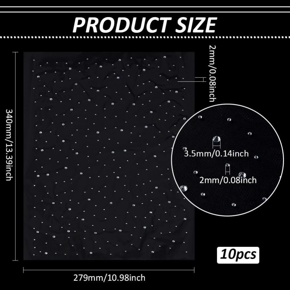 10 Yaprak Simli Sıcak Yapıştır - Hotfix Rhinestone Sheet incelemesi ve fiyatı