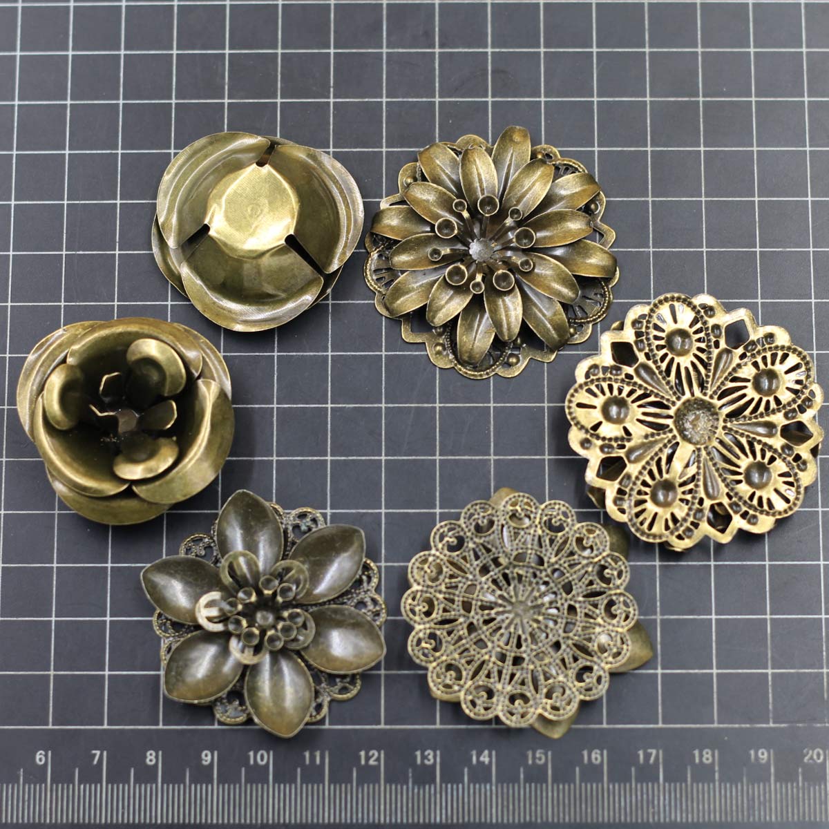 6 Adet Bezemeler Kombinasyonu  - Craft Embellishments incelemesi ve fiyatı