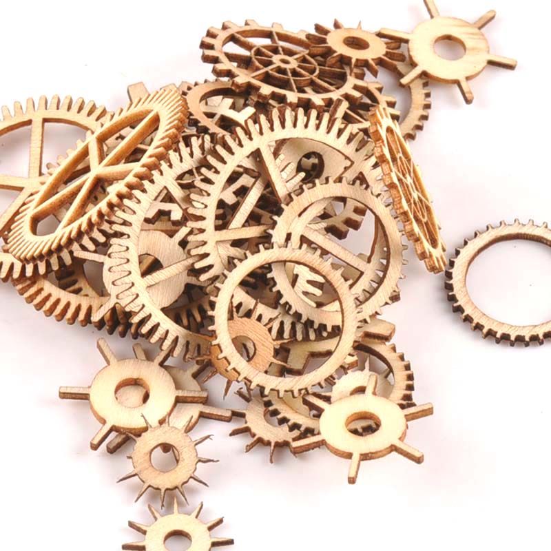 20-40mm 36 adet bitmemiş ahşap - Embellish Craft incelemesi ve fiyatı