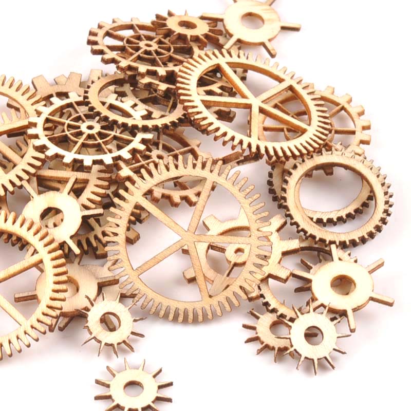 20-40mm 36 adet bitmemiş ahşap - Embellish Craft incelemesi ve fiyatı
