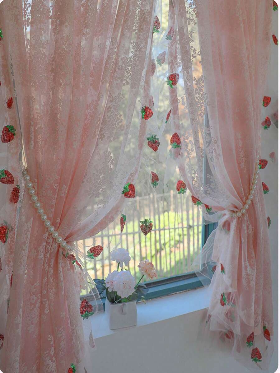 1 adet, vintage pembe çiçekli  - Sequin Fabric Panel incelemesi ve fiyatı