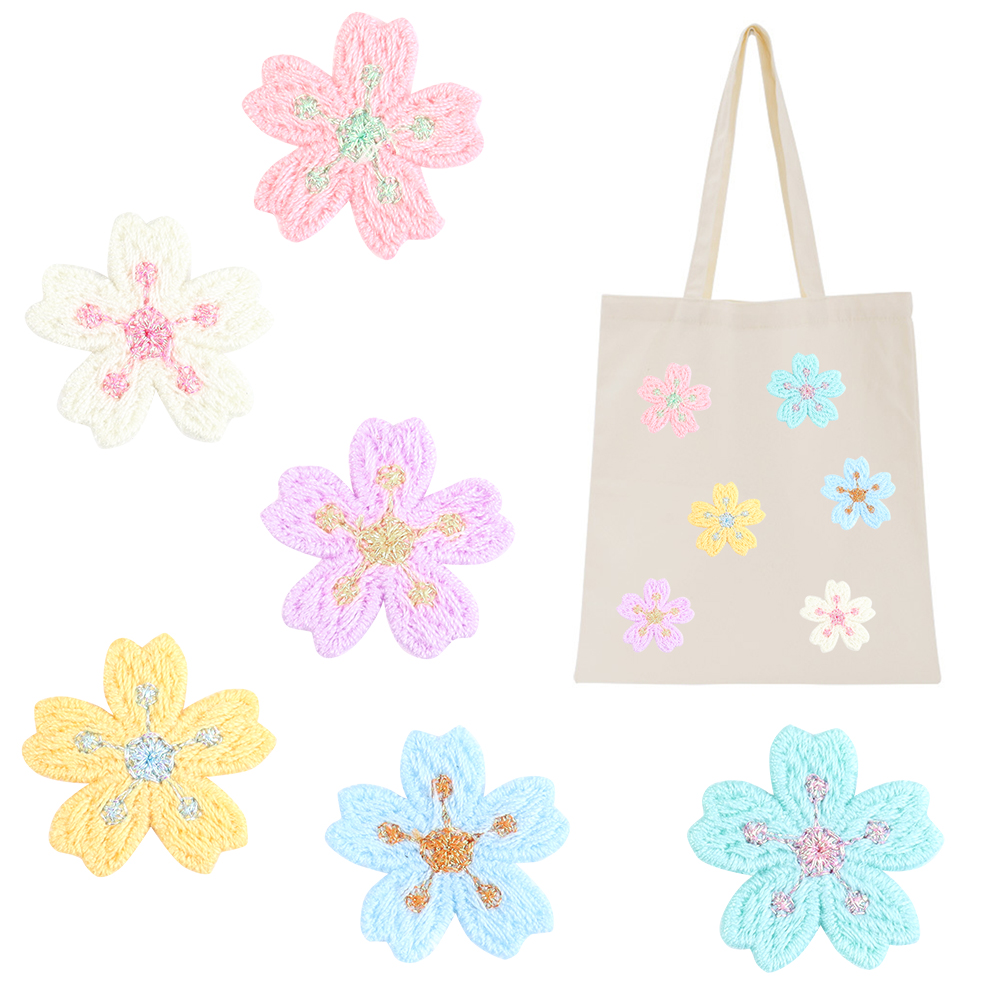 20 adet/grup renkli 2.4cm nakı - Applique Patch Flower incelemesi ve fiyatı