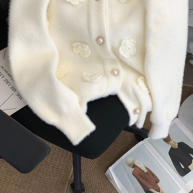 Yeni süper ölümsüz beyaz kazak - Applique Patch Flower incelemesi ve fiyatı