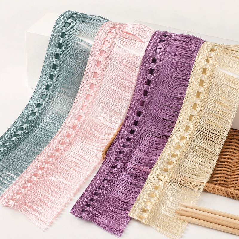 2-10 metre 10 cm Naylon Püskül - Fringe Ribbon Sewing incelemesi ve fiyatı